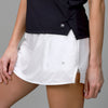 front of white compression skirt