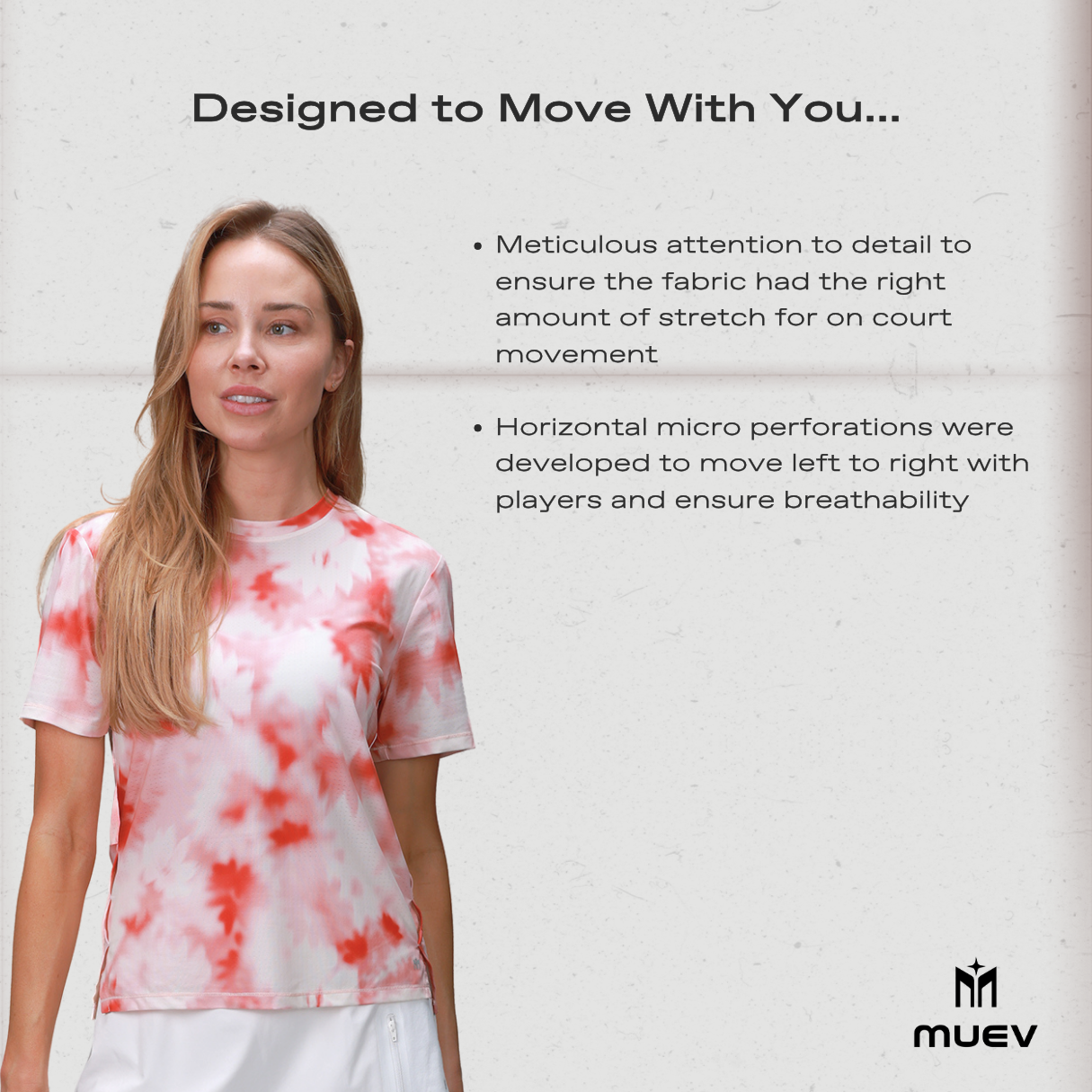 PowerMove Performance Tee | White - MUEV