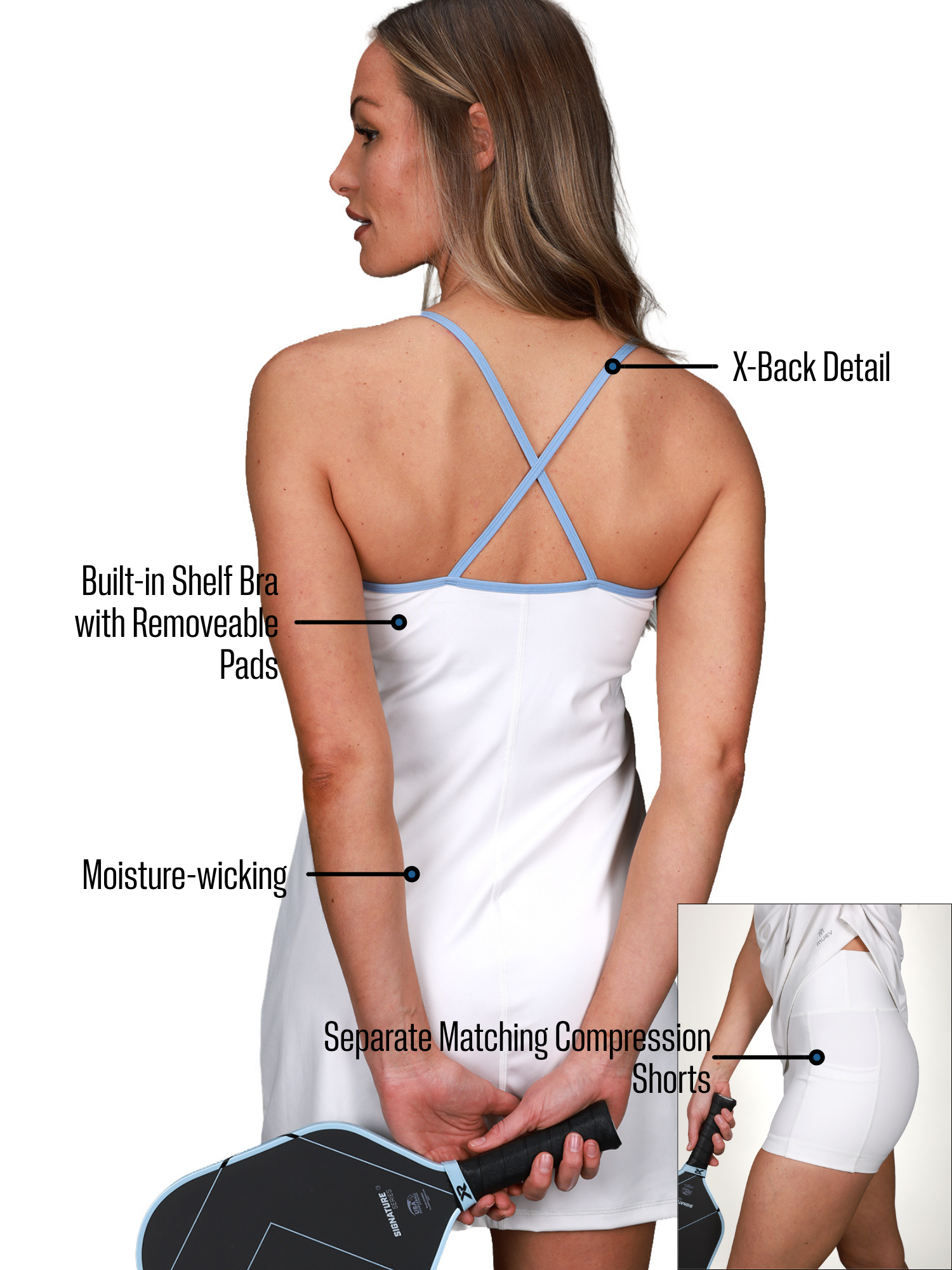 Double V Dress - MUEV