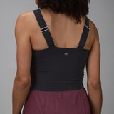 Airy Twist Tank | Black - MUEV