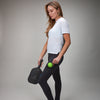 black leggings with side and back pocket for ball