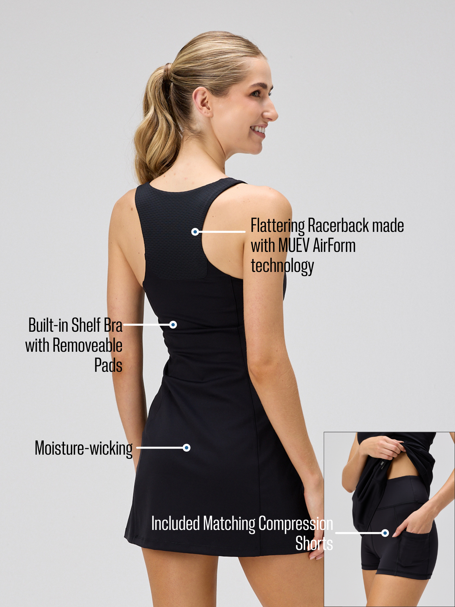 Power Performance Dress - MUEV