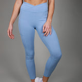 front of blue legging