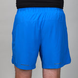 back of blue baseline short