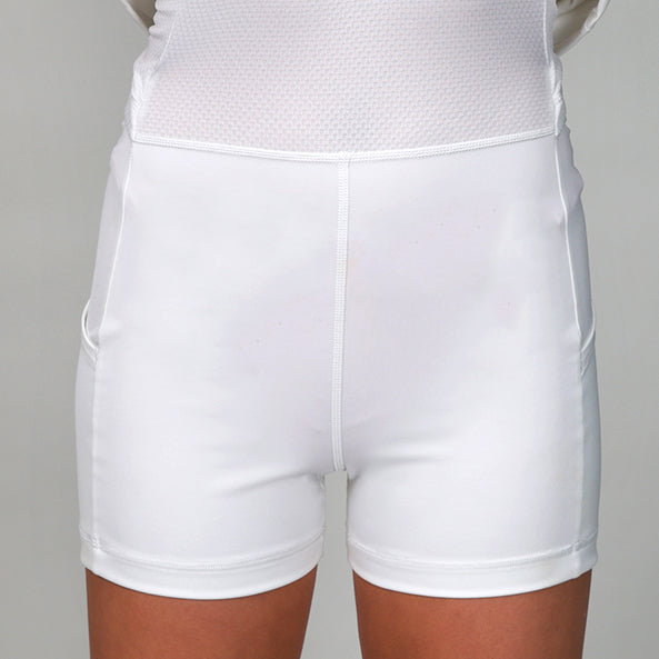 front of spandex under performance dress