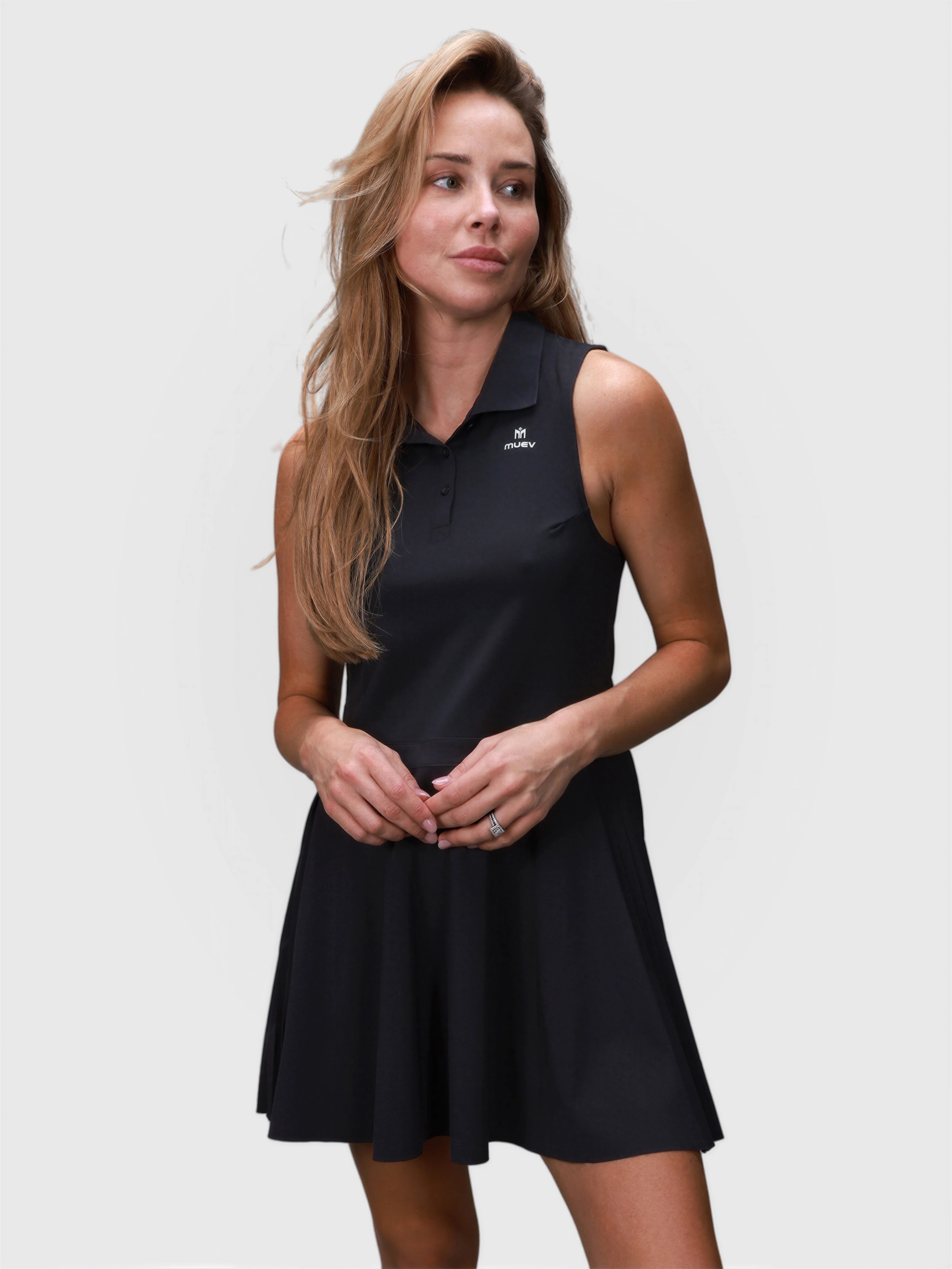 Open Back Polo Dress - MUEV