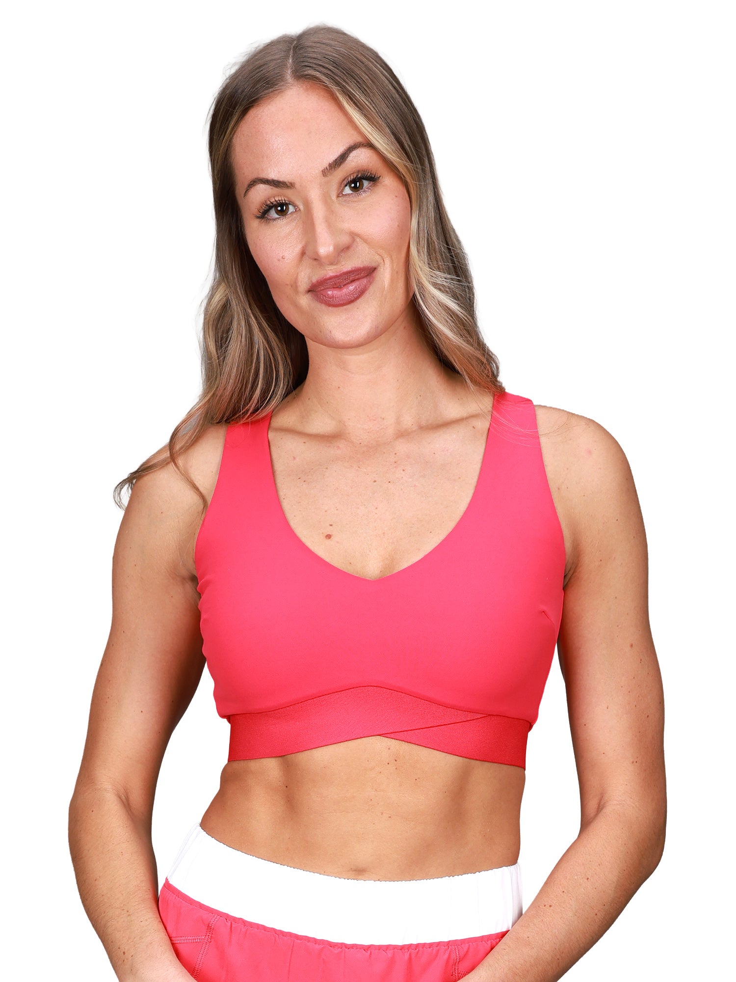 V Neck Tanklette Crop