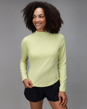 AirForm Mesh Back Long Sleeve | Citron - MUEV