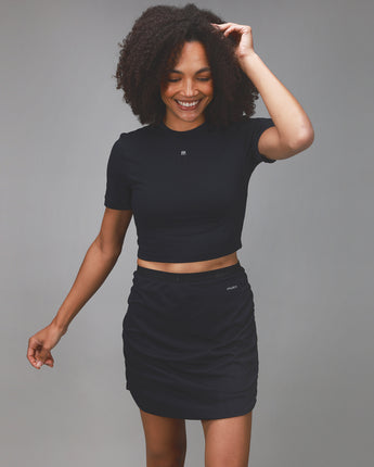 Airy Twist Skort | Black - MUEV