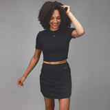 Airy Twist Skort | Black - MUEV
