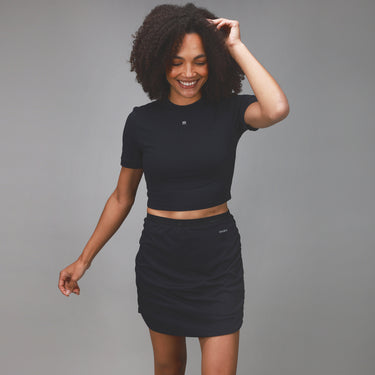Airy Twist Skort | Black - MUEV