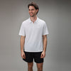 Elevate Zip Polo | White