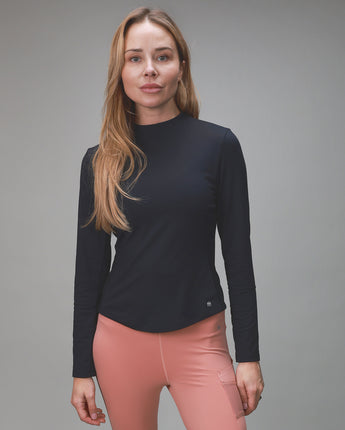 black long womens long sleeve