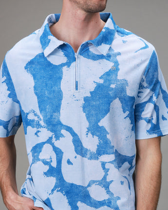 Elevate Zip Polo | Digital Camo