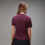 womens plum tee back