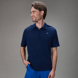Elevate Zip Polo | Medieval Blue - MUEV