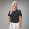Open Back Polo | Black