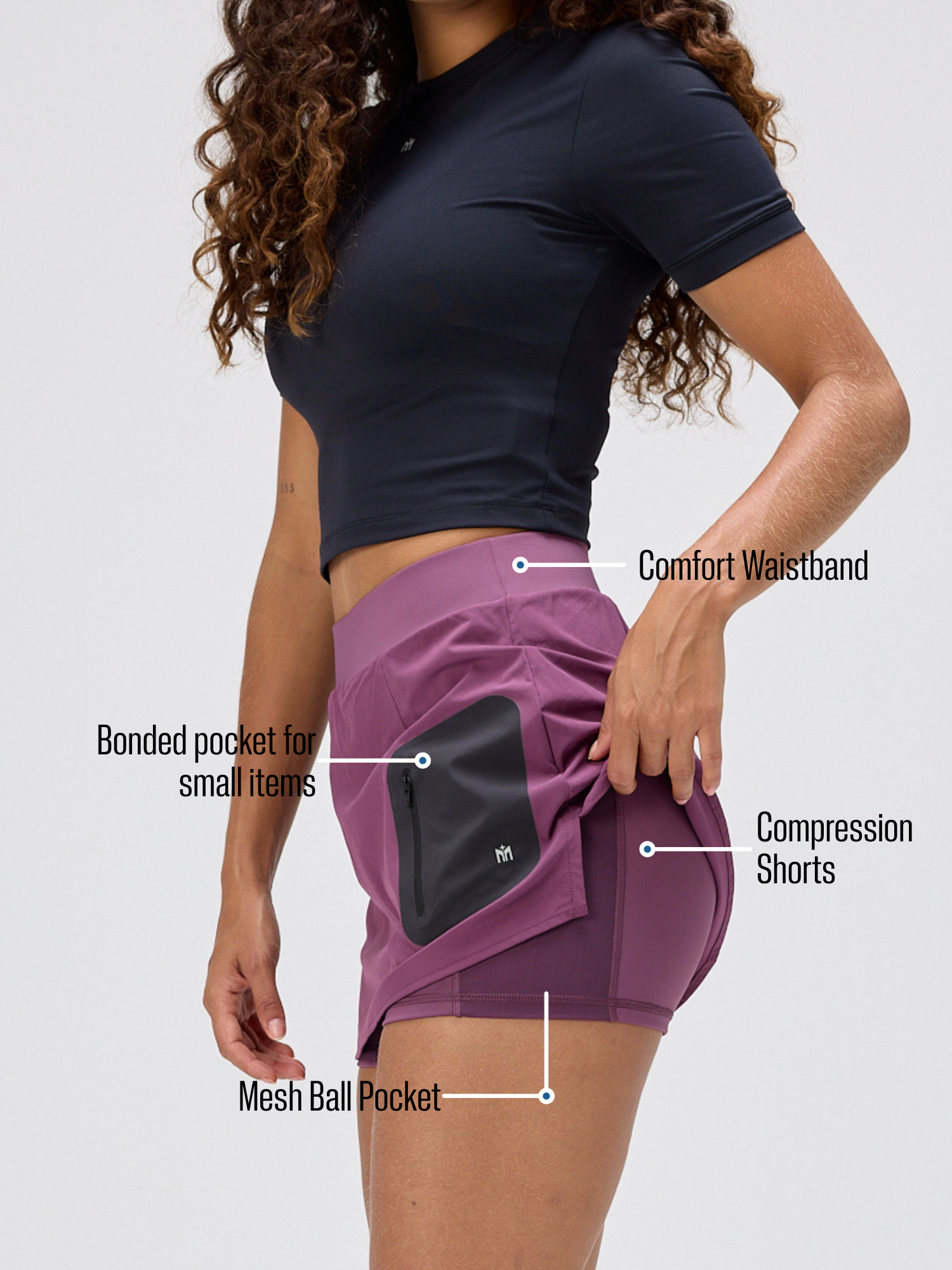 Motion Compression Skort