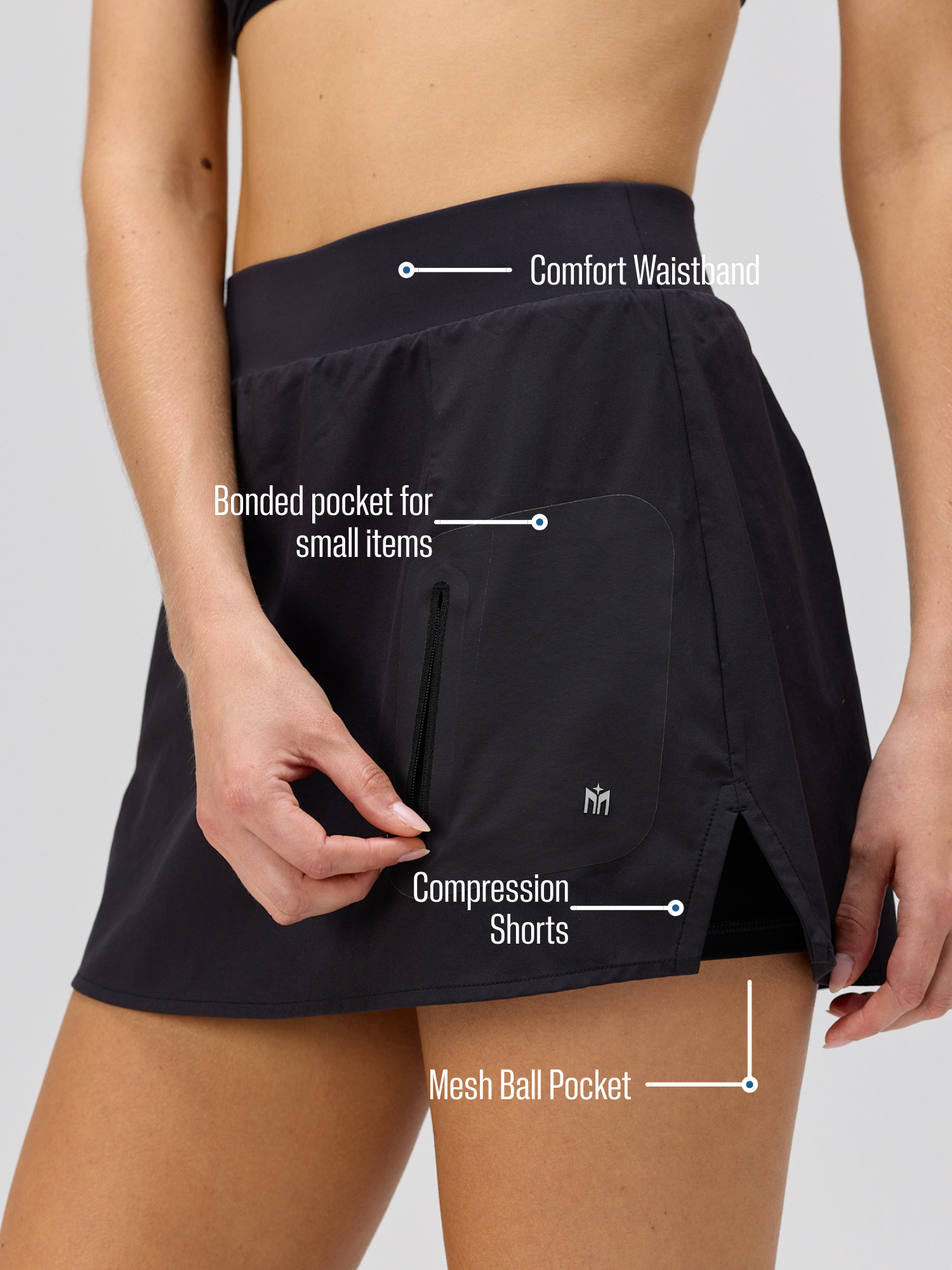 Motion Compression Skort - MUEV