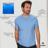 Chevron Tee | Royal Blue - MUEV