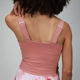 back of floral twist top 