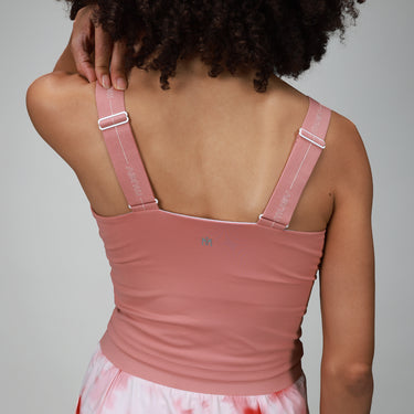 back of floral twist top 