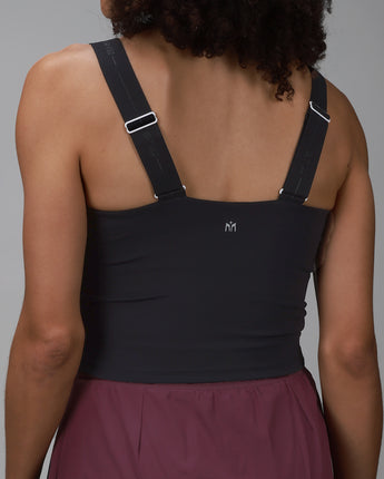 Airy Twist Tank | Black - MUEV