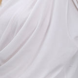 detail shot of white lightweight fabric