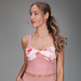 front of floral twist top 