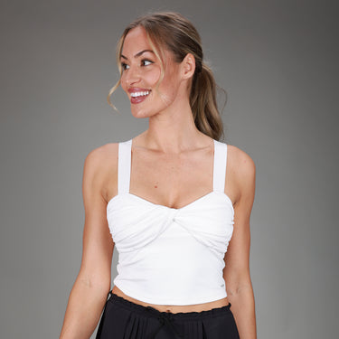 front of white twist top 