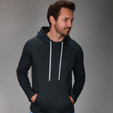 front of black hoodie