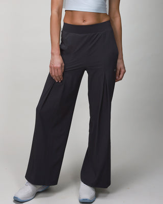black wide leg front