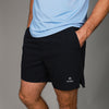 front of black baseline short 