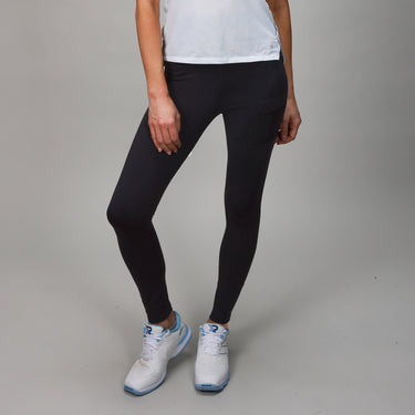 black leggings with side and back pocket for ball