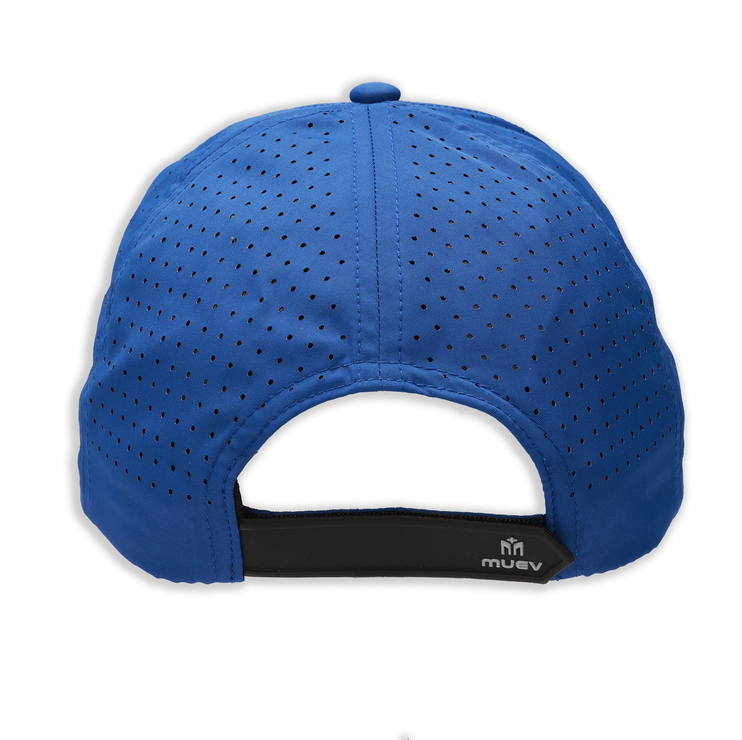 back of blue snapback hat 