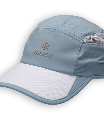 muev blue mesh hat 