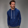 front of navy hoodie 
