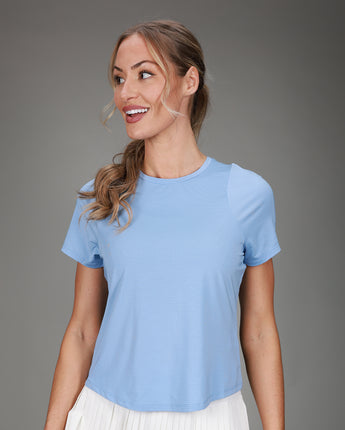 cloud blue tee