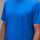 Chest detail bright blue chevron