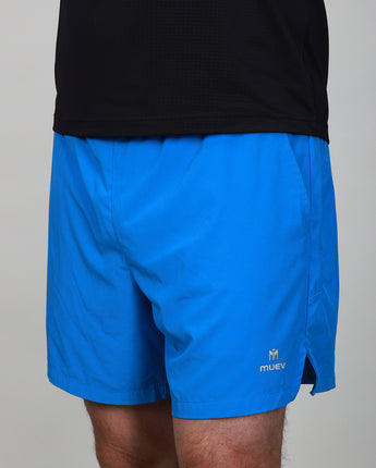 side of blue baseline short