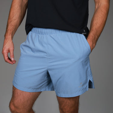front light blue baseline short 