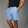 front of cloud blue kick it short 