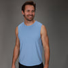 front of cloud blue dink tank 