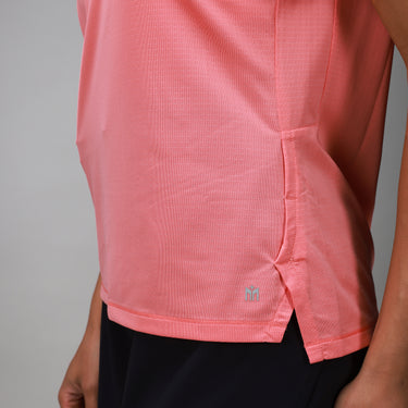 PowerMove Performance Tee | Coral - MUEV