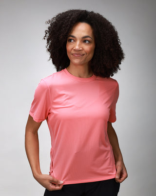 PowerMove Performance Tee | Coral - MUEV
