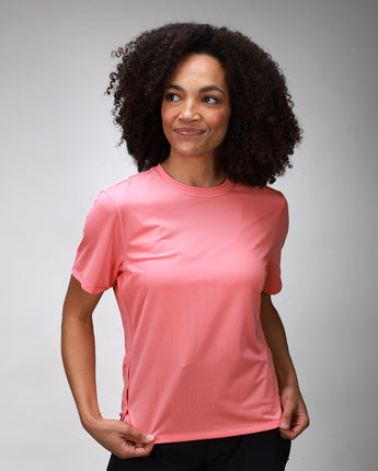 PowerMove Performance Tee | Coral - MUEV
