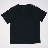 front of black dink tee