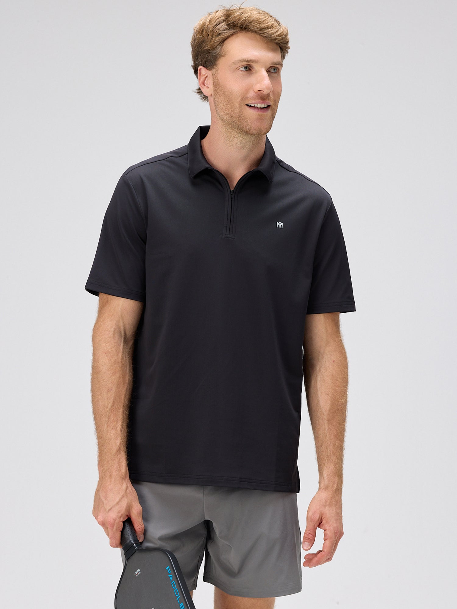 Elevate Zip Polo