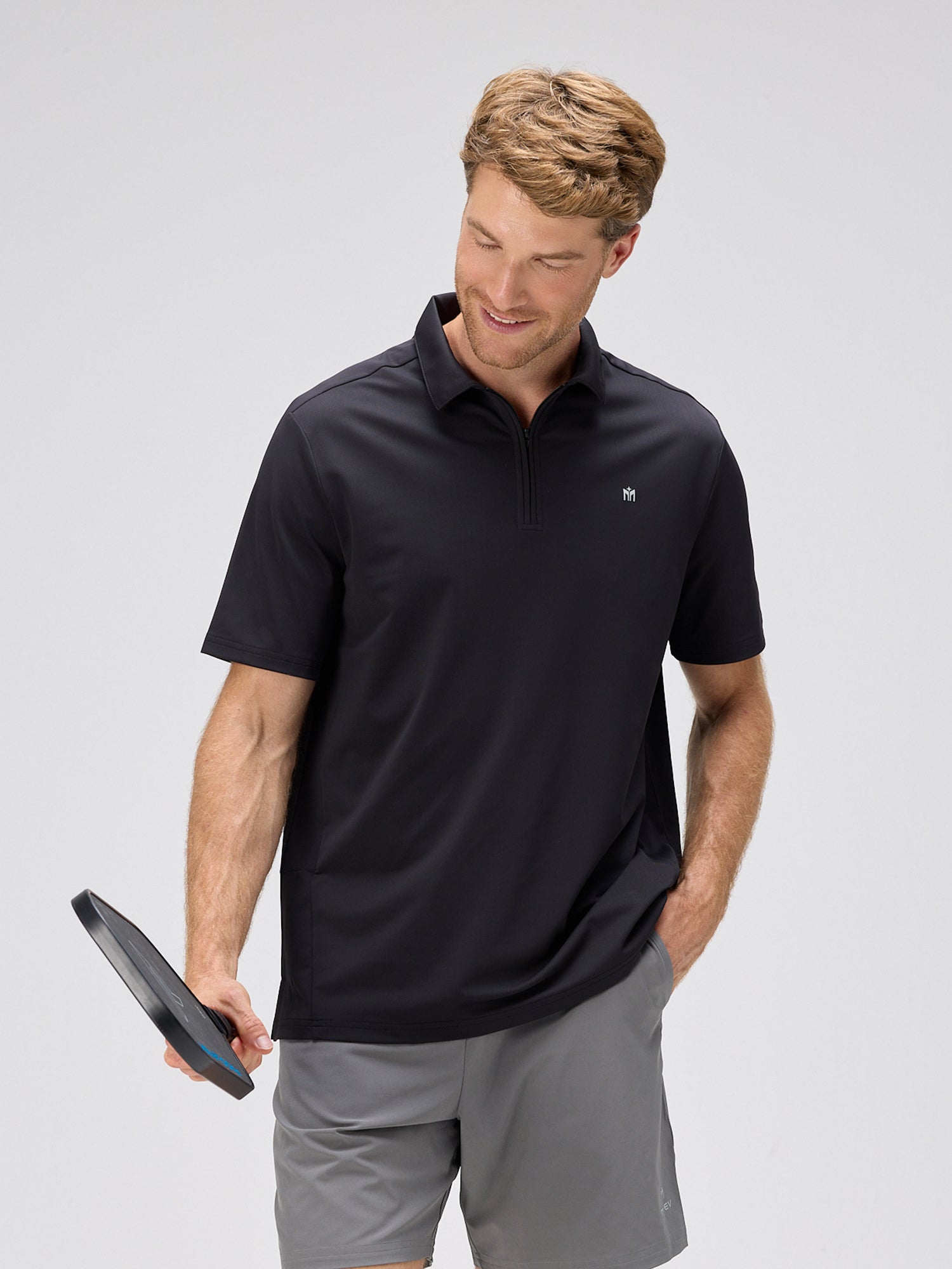 Elevate Zip Polo