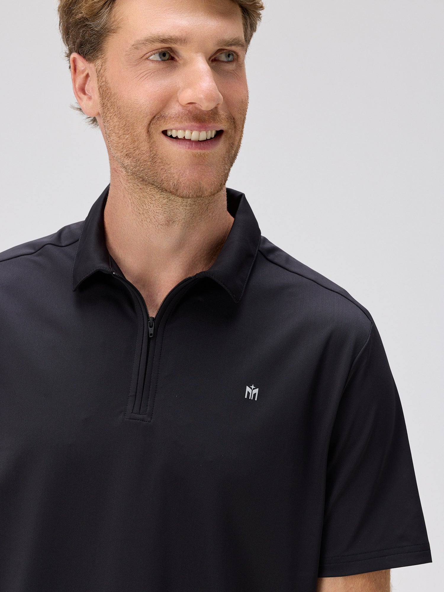 Elevate Zip Polo